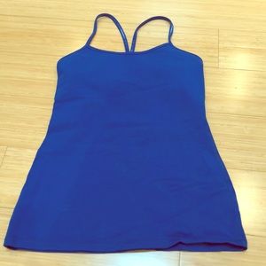 Lululemon Blue Y tank